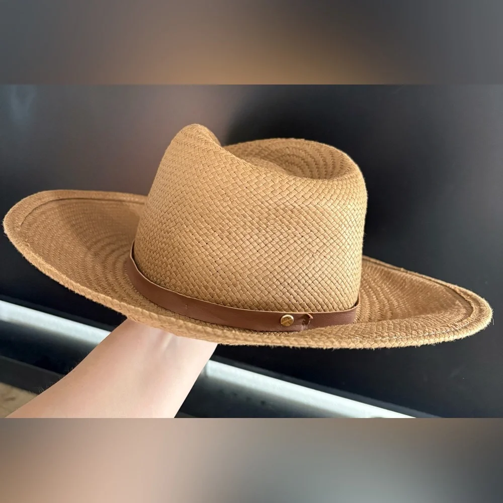 Janessa Leoné Sherman 100% Straw Hat size M - Picture 6 of 12